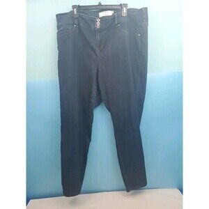 Torrid Dark Wash Denim Jegging Sz 22r First At Fit Tappered Leg Highwaist